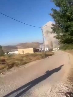 A documentation of Iranian missile impact in the settlements of occupied West Bank. V